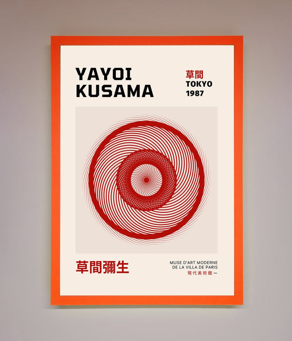 Yayoi Kusama 1987 Framed Wall Art - Hi Society