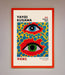 Yayoi Kusama Eyes 1993 Framed Print - Hi Society