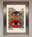 Yayoi Kusama Eyes 1993 Framed Print - Hi Society