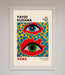 Yayoi Kusama Eyes 1993 Framed Print - Hi Society