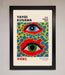 Yayoi Kusama Eyes 1993 Framed Print - Hi Society