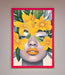 Yellow Flowers Head Framed Poster - Hi Society