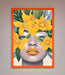 Yellow Flowers Head Framed Poster - Hi Society