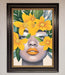 Yellow Flowers Head Framed Poster - Hi Society