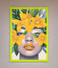 Yellow Flowers Head Framed Poster - Hi Society