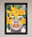 Yellow Flowers Head Framed Poster - Hi Society