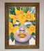 Yellow Flowers Head Framed Poster - Hi Society
