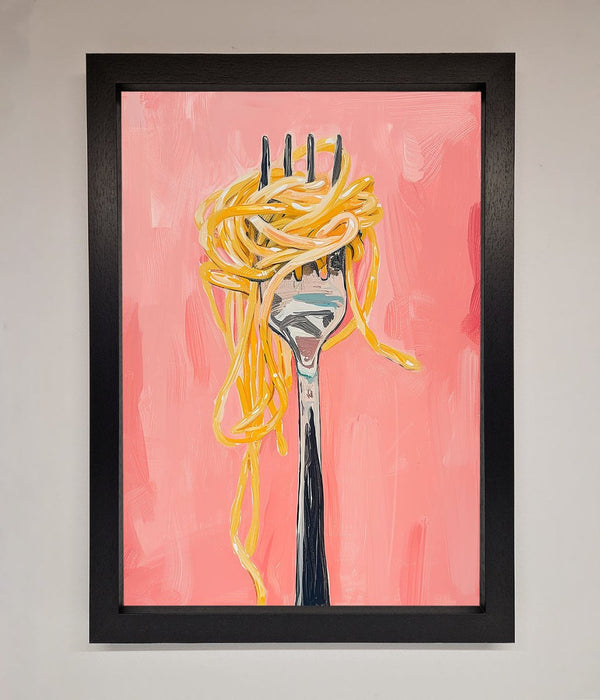Yes To Spaghetti Framed Print - Hi Society