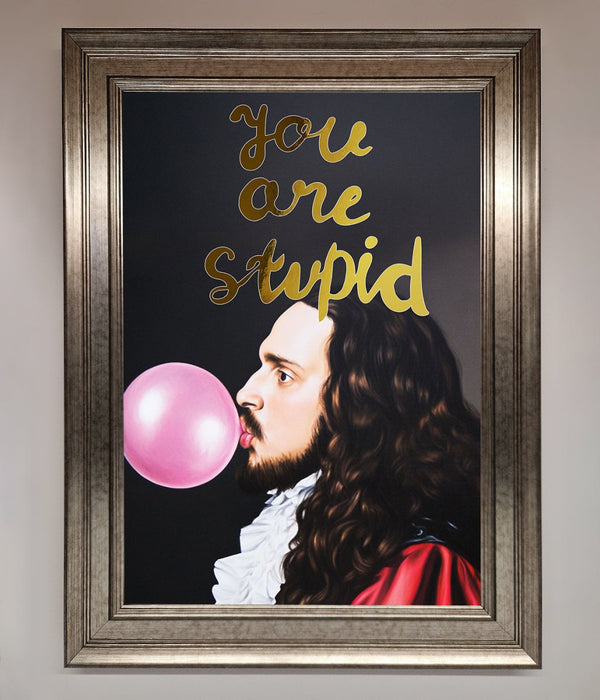 You Are Stupid Foil Print - Hi Society