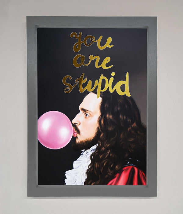 You Are Stupid Foil Print - Hi Society