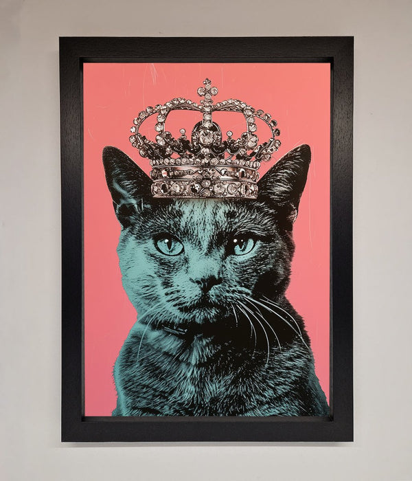Your Majesty Cat Framed Print - Hi Society