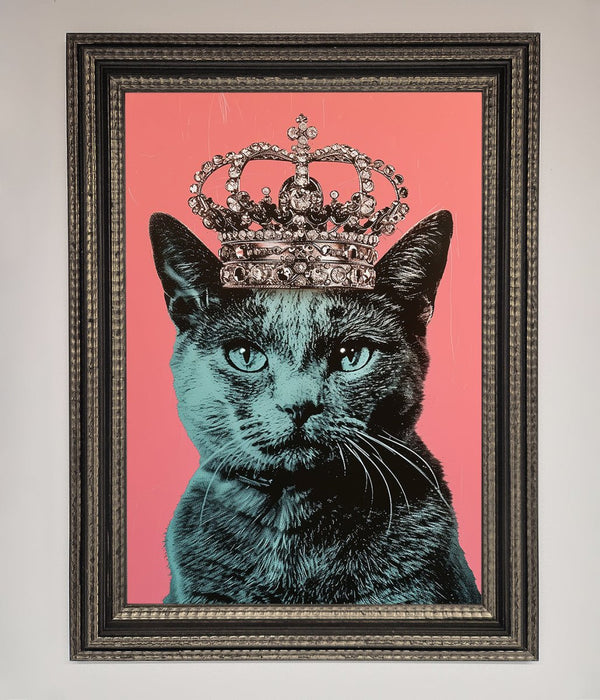Your Majesty Cat Framed Print - Hi Society