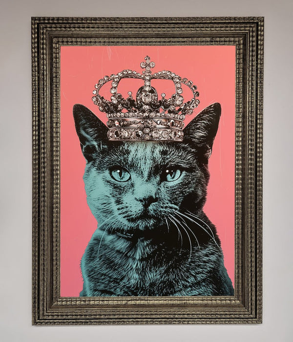 Your Majesty Cat Framed Print - Hi Society