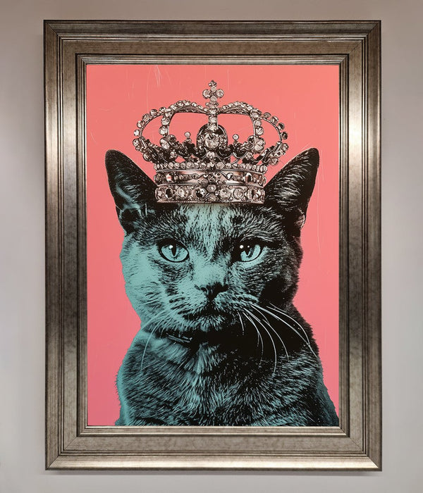 Your Majesty Cat Framed Print - Hi Society