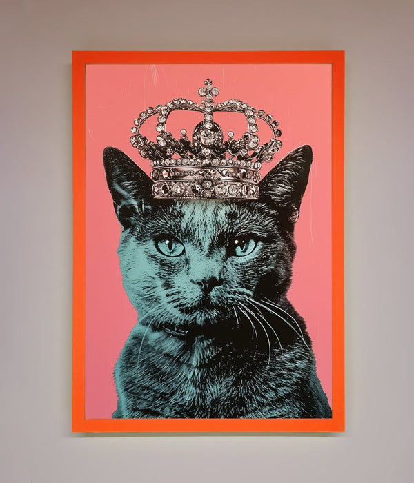 Your Majesty Cat Framed Print - Hi Society