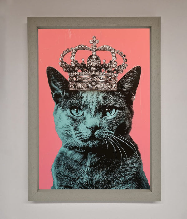 Your Majesty Cat Framed Print - Hi Society