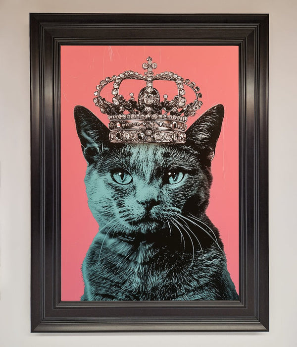 Your Majesty Cat Framed Print - Hi Society