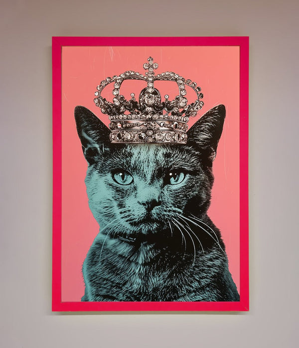 Your Majesty Cat Framed Print - Hi Society
