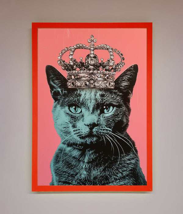Your Majesty Cat Framed Print - Hi Society