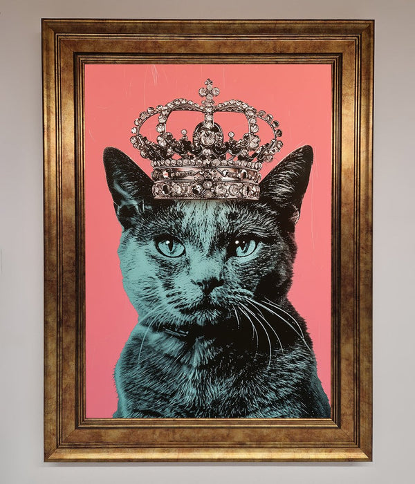 Your Majesty Cat Framed Print - Hi Society
