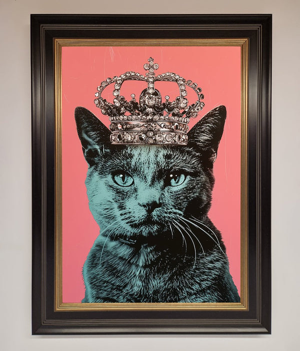 Your Majesty Cat Framed Print - Hi Society