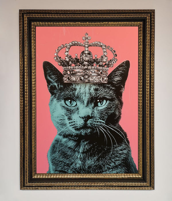 Your Majesty Cat Framed Print - Hi Society