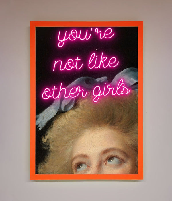 Youre Not Like Other Girls Framed Wall Art - Hi Society